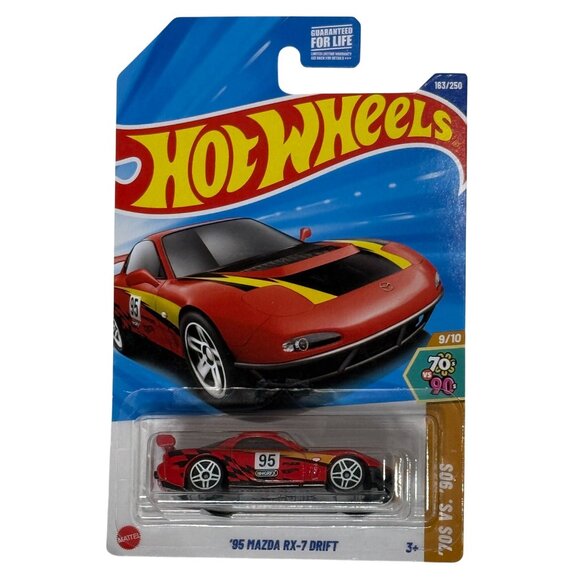 Hot Wheels 2025 ’95 Mazda RX-7 Drift • 70s vs 90s • Mainline 163/250 NOC - Picture 1 of 6